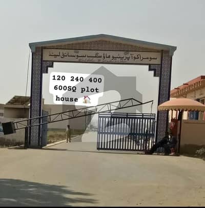 سومرا سوسائٹی سکیم 33,کراچی میں 1 کنال رہائشی پلاٹ 3.15 کروڑ میں برائے فروخت۔