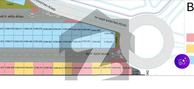 نیا ناظم آباد کراچی میں 9 مرلہ کمرشل پلاٹ 9.75 کروڑ میں برائے فروخت۔