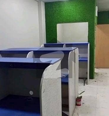 1200 Square Feet Furnished Office For Rent In Gulshan-E-Iqbal Town 13-C Mezzanine Floor
