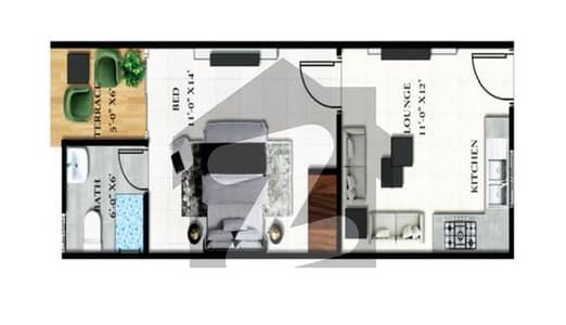 1 Bed Luxury Apartment Available For Sale On 4.5 Years Instalment Plan In Top City 1 Islamabad 1 Bed Luxury Apartment Available For Sale On 4.5 Years Instalment Plan In Top City 1 Islamabad