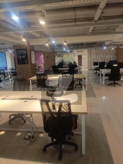 Fully Furnished Commercial Office Space On Rent At Main Shahrah-E-Faisal