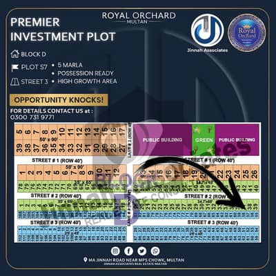 5 Marla Plot Available For Sale In Block D