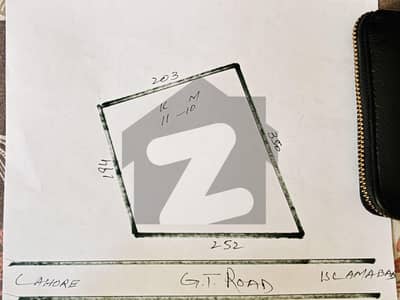 Prime 12 Kanal Commercial Land on GT Road - Immediate Possession