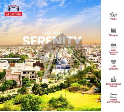 5 Marla Plot For Sale In SA Garden Phase 2 SHER ZAMAN Block