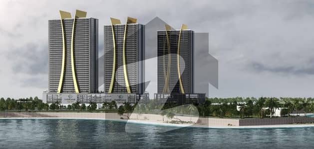 Experience Luxury Living by the Sea: Stunning 1 Bed Sea Facing Apartment in Gold Crest Bay Sands at HMR Waterfront. A Project by Giga Group, A Renowned Developer of Dubai and Islamabad