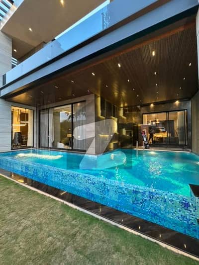 Defence 2 Kanal Brand New Full Basement, Home Theatre, Furnished with Swimming Pool Bungalow For Sale