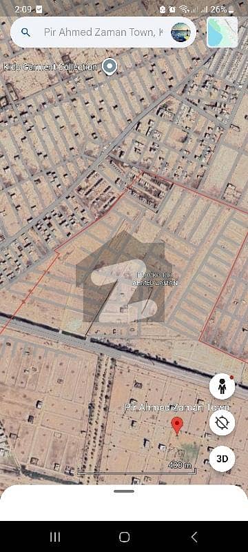 A Residential Plot Of 120 Square Yards In Pir Ahmed Zaman Town - Block 3