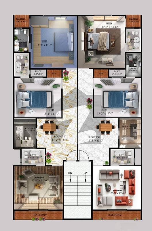 Flat For Sale in Booking Flat For Sale in Booking