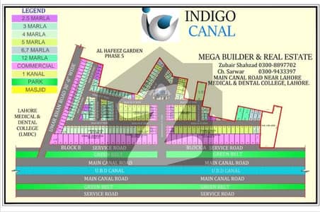 Prime Location 675 Square Feet Commercial Plot In Indigo Canal Homes For sale At Good Location