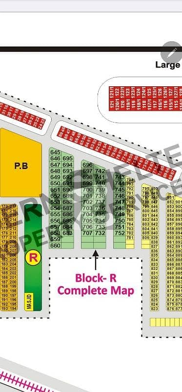 4-MARLA COMMERCIAL BLOCK R KHAYABAN-E-AMIN