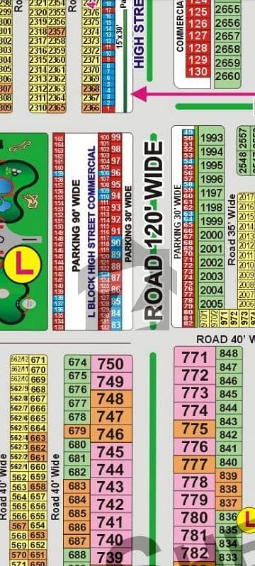2-MARLA CORNER COMMERCIAL PLOT FOR SALE BLOCK L