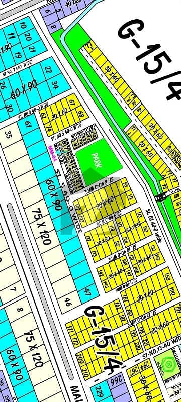 جی ۔ 15/4 جی ۔ 15,اسلام آباد میں 8 مرلہ رہائشی پلاٹ 1.85 کروڑ میں برائے فروخت۔