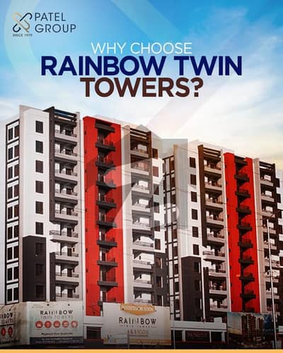 Located in the heart of Scheme 33 Gulshan-e-Maymar, Rainbow Twin Tower