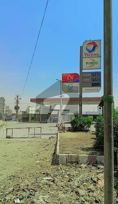 Prime 1000 Sq. Yards Corner Running Petrol Pump for Sale Gulbai Shersha Vicinity