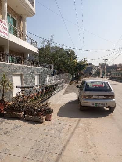 come over to watch Beautiful commercial plot sold Land best for plaza in khayban e sarfraz main 60ft wide Road