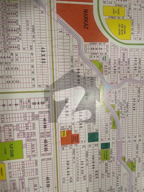 جی ۔ 14/3 جی ۔ 14,اسلام آباد میں 1 کنال رہائشی پلاٹ 4.9 کروڑ میں برائے فروخت۔