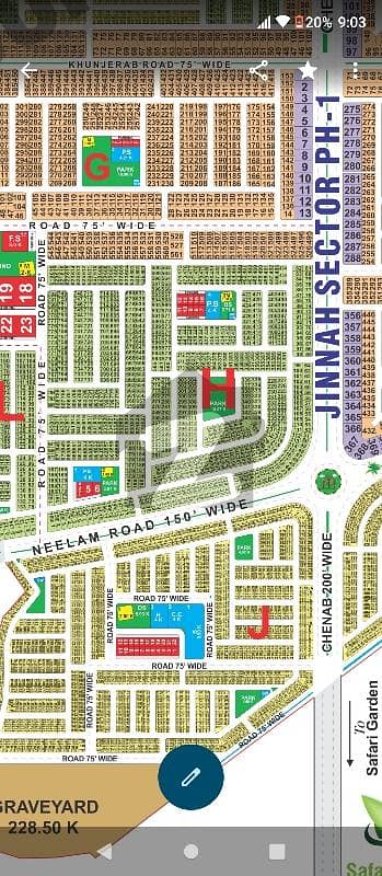 H Block 10 Marla plot for Sale good Location Reasonable price possession available ready to contractions Near park and commercial hub