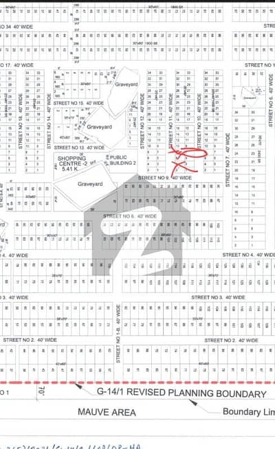 4.4 Marla - G-14/1 Size (25x40) Plot, Street #11