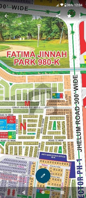 75ft Swat Road plot for Sale good Location Reasonable price direct access 300ft Jhelum road