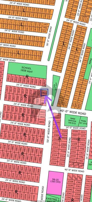 نارتھ ٹاون ریزیڈینسی سُرجانی ٹاؤن,گداپ ٹاؤن,کراچی میں 4 مرلہ رہائشی پلاٹ 55.0 لاکھ میں برائے فروخت۔