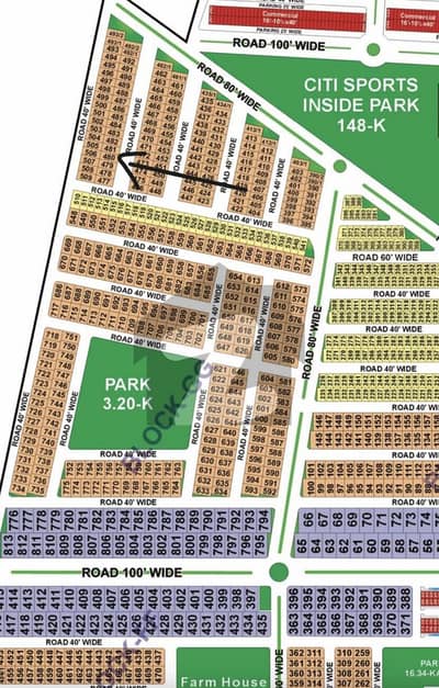 Citi housing phase 3 Block GG near Dancing fountain food street