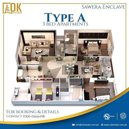 SAWERA ENCLAVE 3 BED D D (compound facing) SAWERA ENCLAVE 3 BED D D (compound facing)