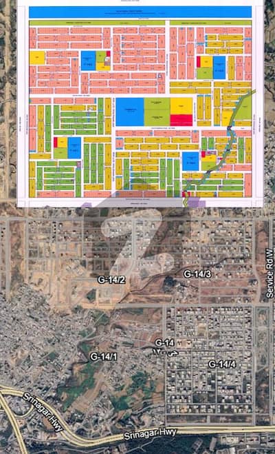 14 Marla (40x80) Prime Location Clear Land Plot For Sale In Sector F-14