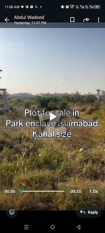 Park enclave plot for sale 50+90 Park enclave plot for sale 50+90