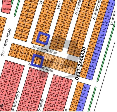 PLOT SALE IN NORTH TOWN RESIDENCY PHASE 1 GOLD BLOCK