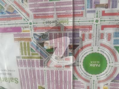 8 Marla commercial plot for sale 150 feet road in safari garden society All facilities available