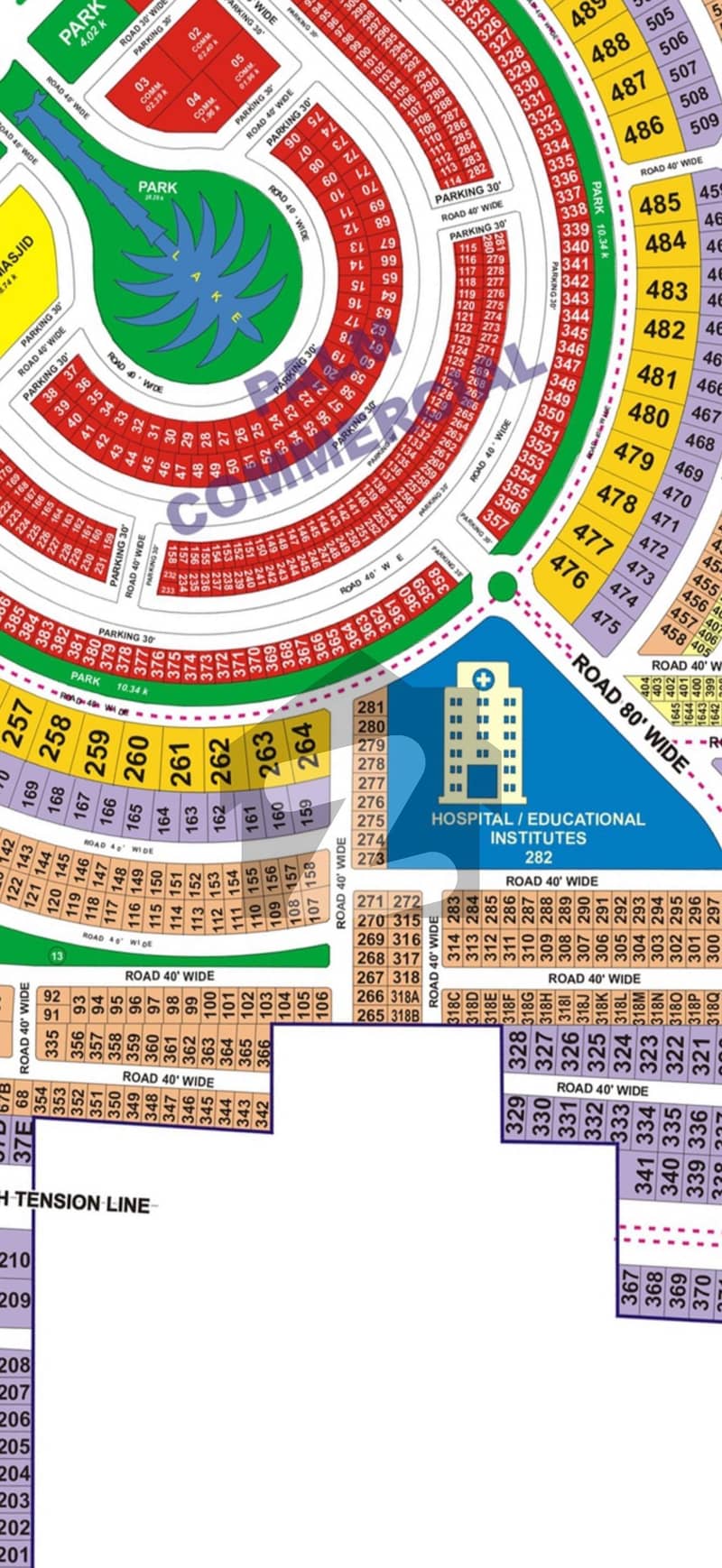 Top Location 10.4 Marla F Block