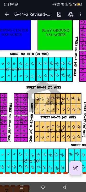 G-14/2 30x60 On 80 Feet Road With Poession