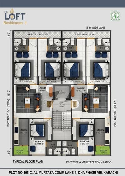 المرتضی کمرشل ایریا ڈی ایچ اے فیز 8,ڈی ایچ اے ڈیفینس,کراچی میں 3 کمروں کا 5 مرلہ فلیٹ 2.9 کروڑ میں برائے فروخت۔