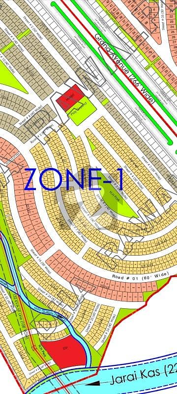DHA PHASE 4 River View South 5 Marla Plot For Sale On Installment Plan