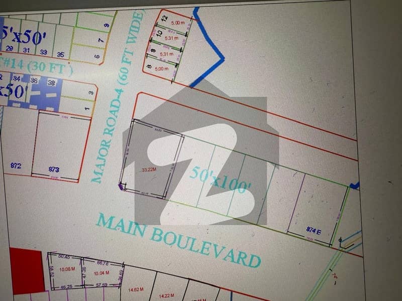 R Block Main Road Kanal Plot Available R Block Main Road Kanal Plot Available