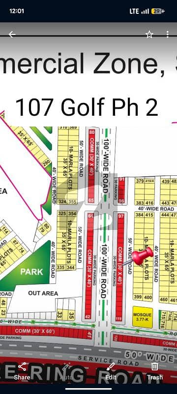 گالف ویو ریزیڈنسیا - فیز 2 گالف ویو ریذڈینشیاء,بحریہ ٹاؤن,لاہور میں 5 مرلہ کمرشل پلاٹ 2.25 کروڑ میں برائے فروخت۔ گالف ویو ریزیڈنسیا - فیز 2 گالف ویو ریذڈینشیاء,بحریہ ٹاؤن,لاہور میں 5 مرلہ کمرشل پلاٹ 2.25 کروڑ میں برائے فروخت۔