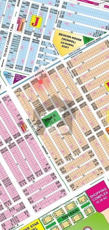 ڈی ایچ اے فیز 6 - بلاک ایل فیز 6,ڈیفنس (ڈی ایچ اے),لاہور میں 1 کنال رہائشی پلاٹ 6.5 کروڑ میں برائے فروخت۔