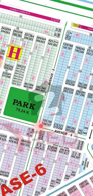 1 kanal Corner plot Prime Location Facing park Corner option 150. feet Road