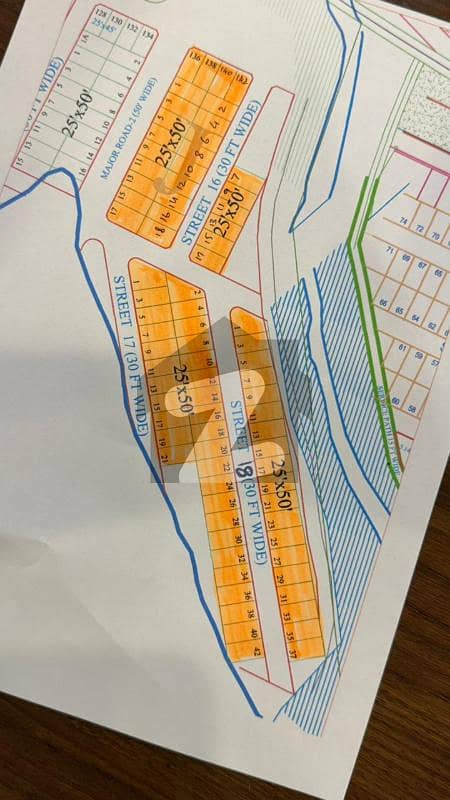 Block J St 18 5marla plot sale