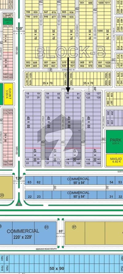 فیصل ہلز - بلاک بی فیصل ہلز,اسلام آباد میں 14 مرلہ رہائشی پلاٹ 1.4 کروڑ میں برائے فروخت۔