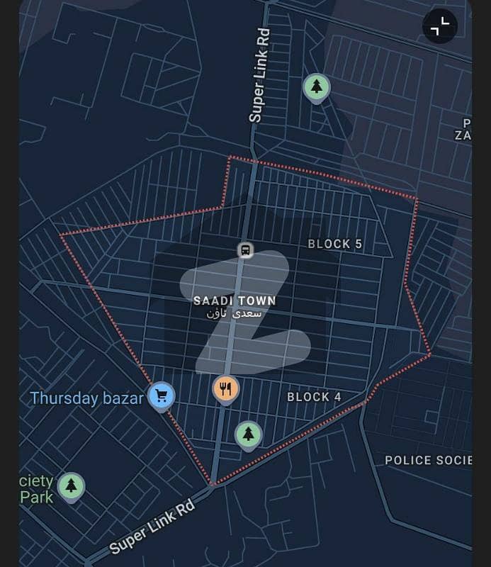 Best location plot for sale in Saadi town