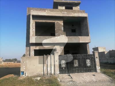 Grey Structure 5 Marla House Available In Grand Avenue Housing Scheme - Block A For Sale