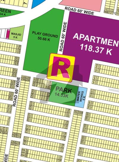 9Prism 5Marla On Ground Plot For Sale Sector R Lowest Rate