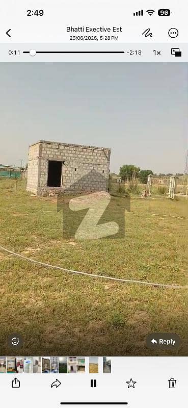 چک بیلی روڈ راولپنڈی میں 5 کنال فارم ہاؤس 2.4 کروڑ میں برائے فروخت۔