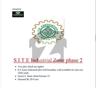 پنجابی سوداگر سوسائٹی فیز 2 سکیم 33 - سیکٹر 50,سکیم 33,کراچی میں 2 کمروں کا 4 مرلہ فلیٹ 2.0 کروڑ میں برائے فروخت۔