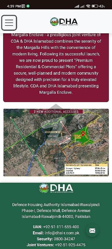 مارگلہ انکلیو مارگلہ ایونیو,اسلام آباد میں 5 مرلہ رہائشی پلاٹ 93.0 لاکھ میں برائے فروخت۔