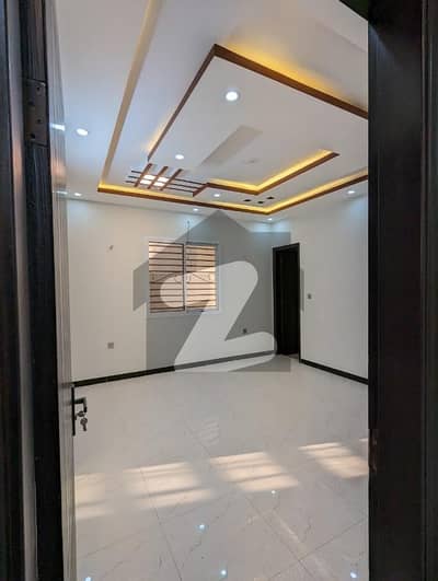 Second Floor Brand New Luxurious Portion Having 4 Bedrooms With Drawing TV Lounge American Kitchen West Open Plus With Roof Top Included