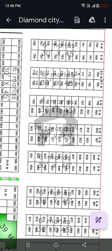 Seven Marla plot available for sale in diamond city phease 2