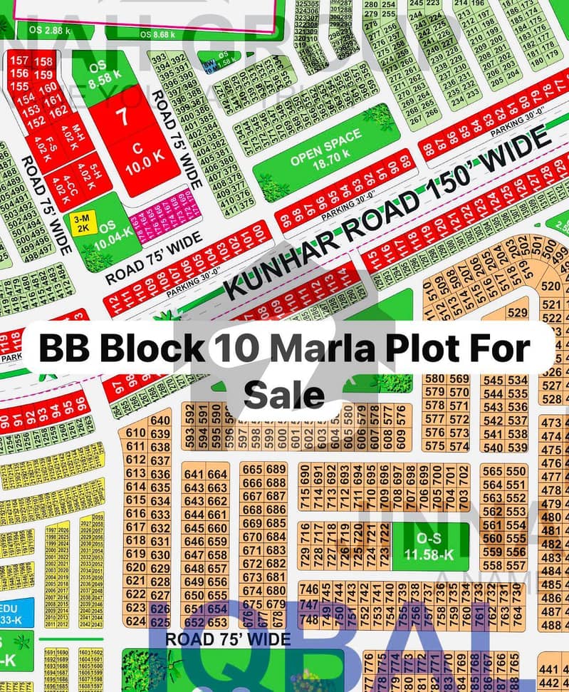 BB Block 10 Marla Plot For Sale