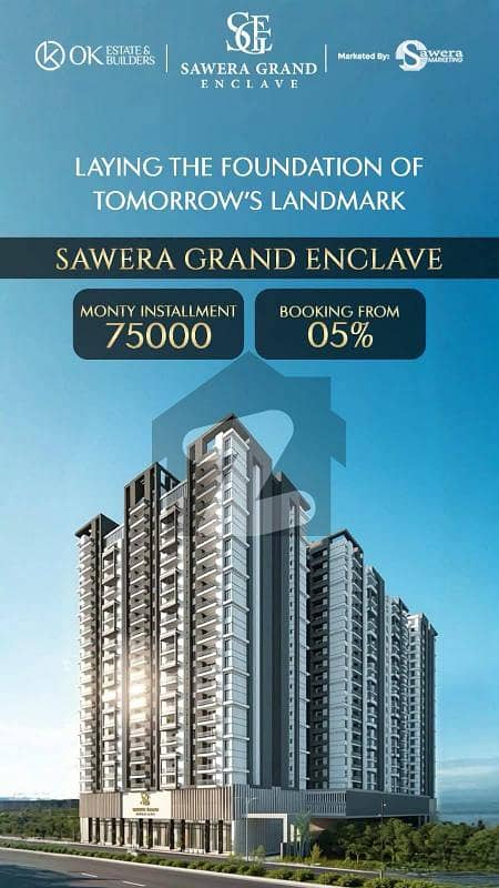 سکیم 33 کراچی میں 2 کمروں کا 4 مرلہ فلیٹ 95.0 لاکھ میں برائے فروخت۔